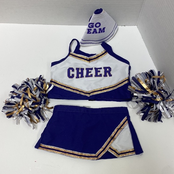Build-A-Bear Outfits- Holiday Outfit & Cheerleader Outfit (9 Pieces) - Picture 3 of 3